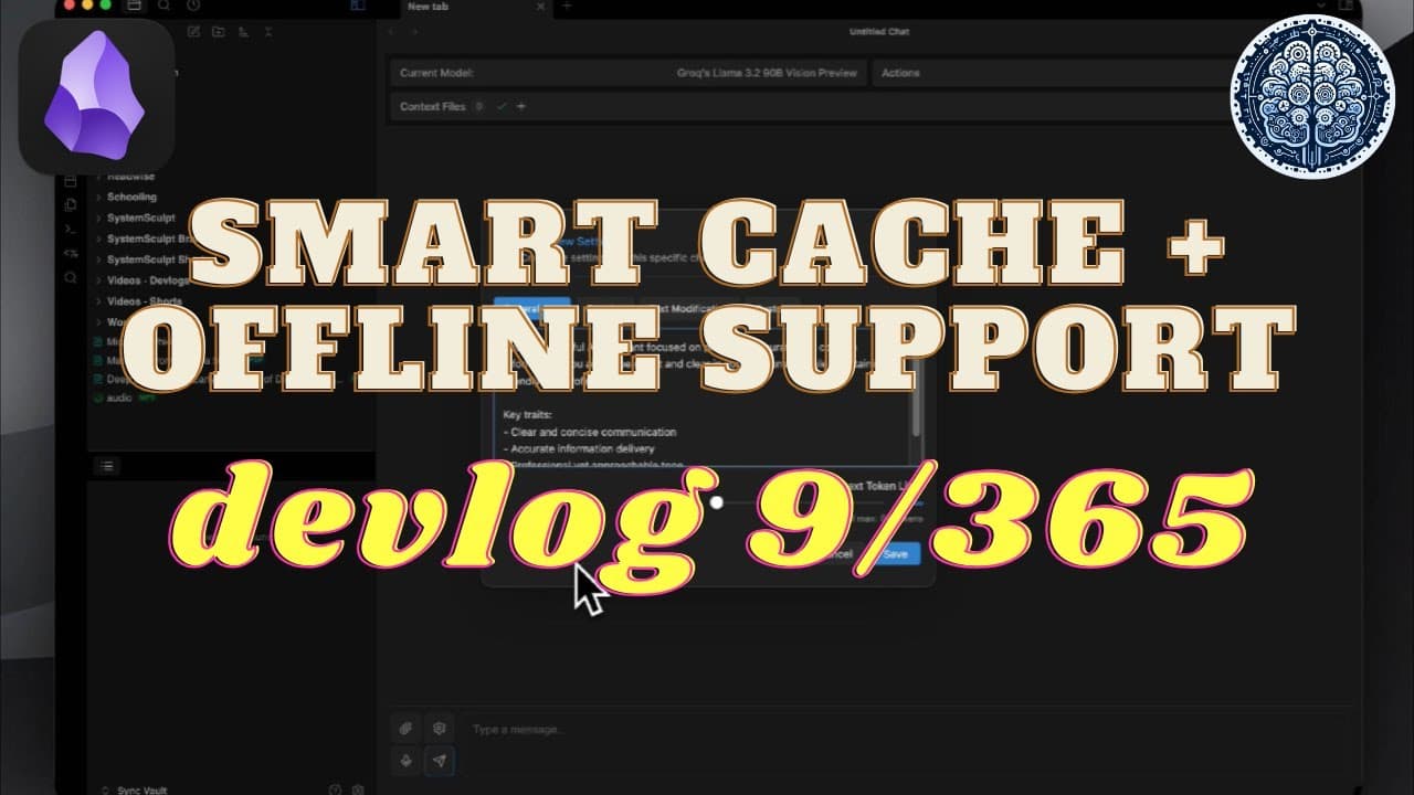 Synced Prompts & Seamless Chat Flow | SystemSculpt DevLog 9/365