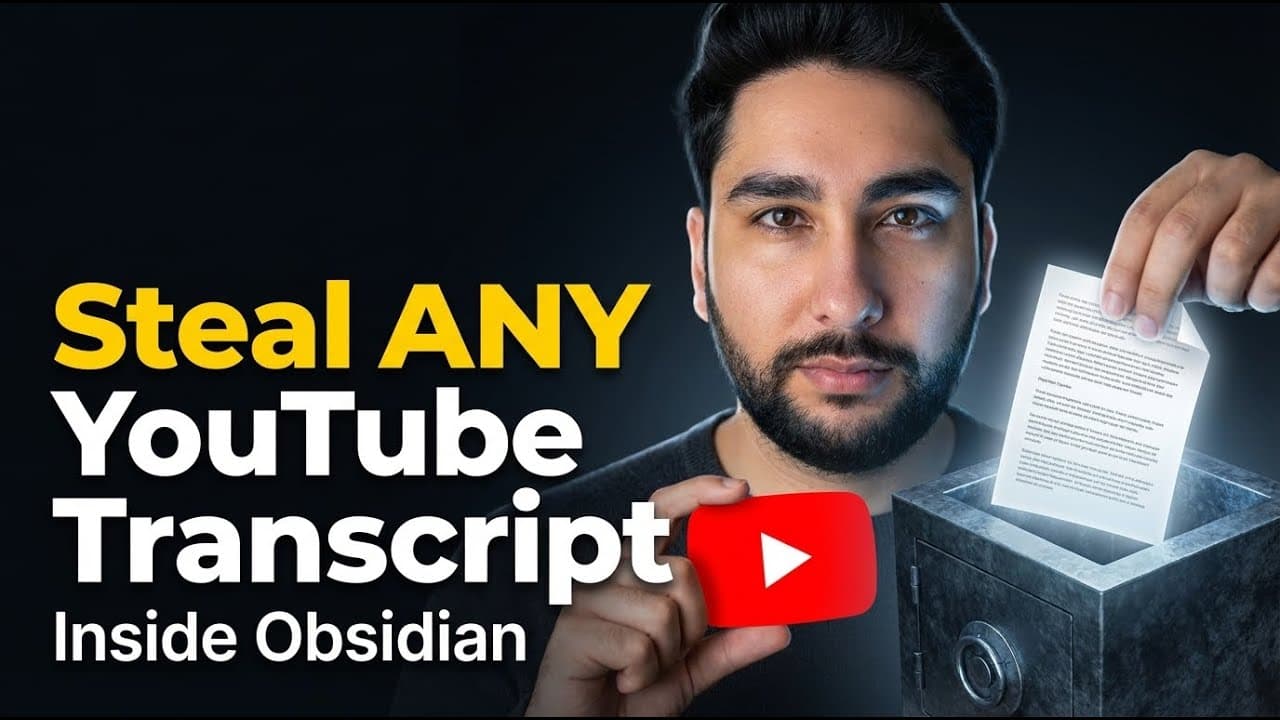 Obsidian YouTube Transcript Extractor: Save & Summarize