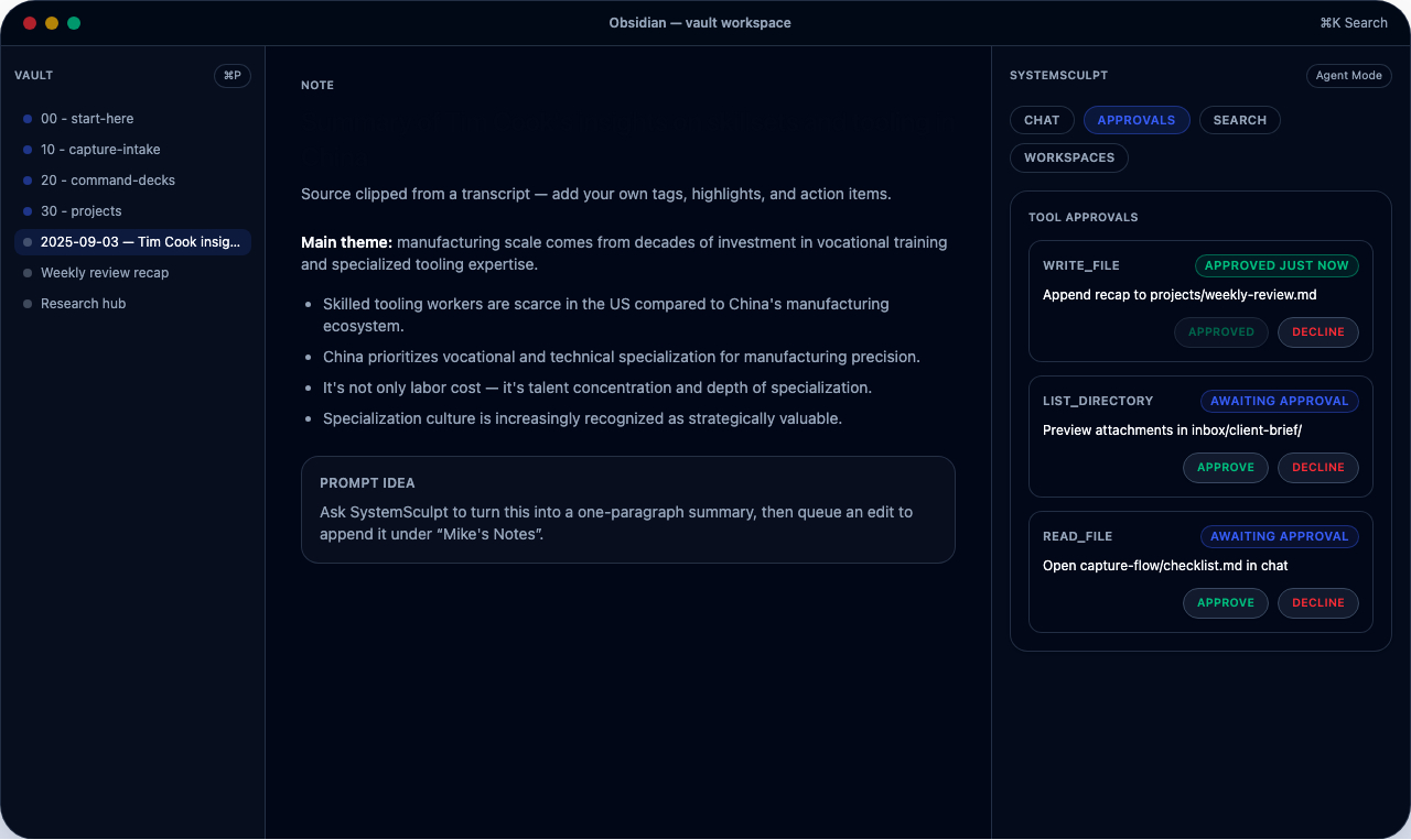 Assessment deliverables board with ROI scoring, risk map, and control checkpoints