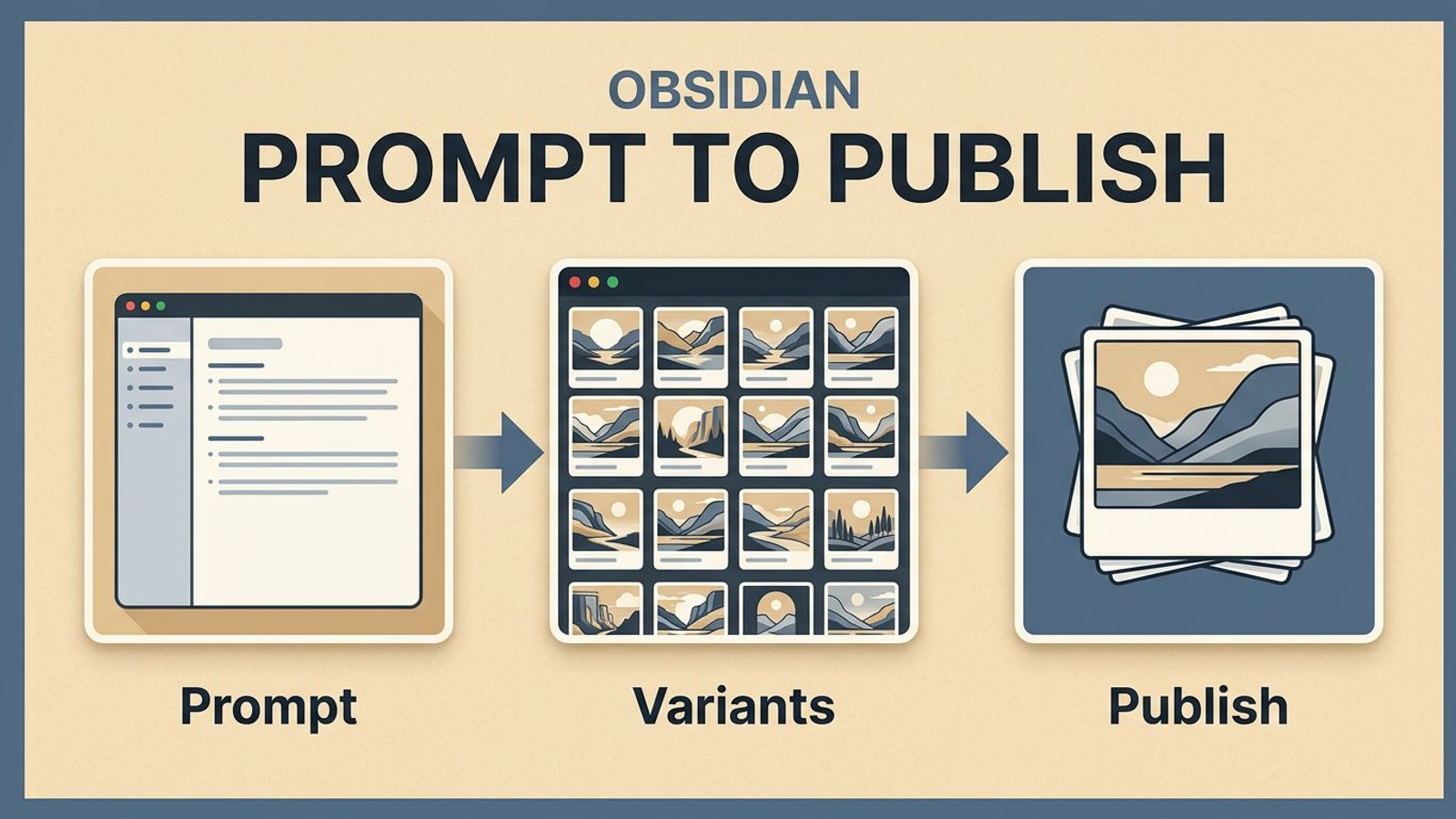 SystemSculpt Image Generation in Obsidian: From Prompt to Publish Fast - SystemSculpt image generation keeps prompt design, variant review, and publish-ready assets inside Obsidian so visual production stops blocking the rest of the workflow.
