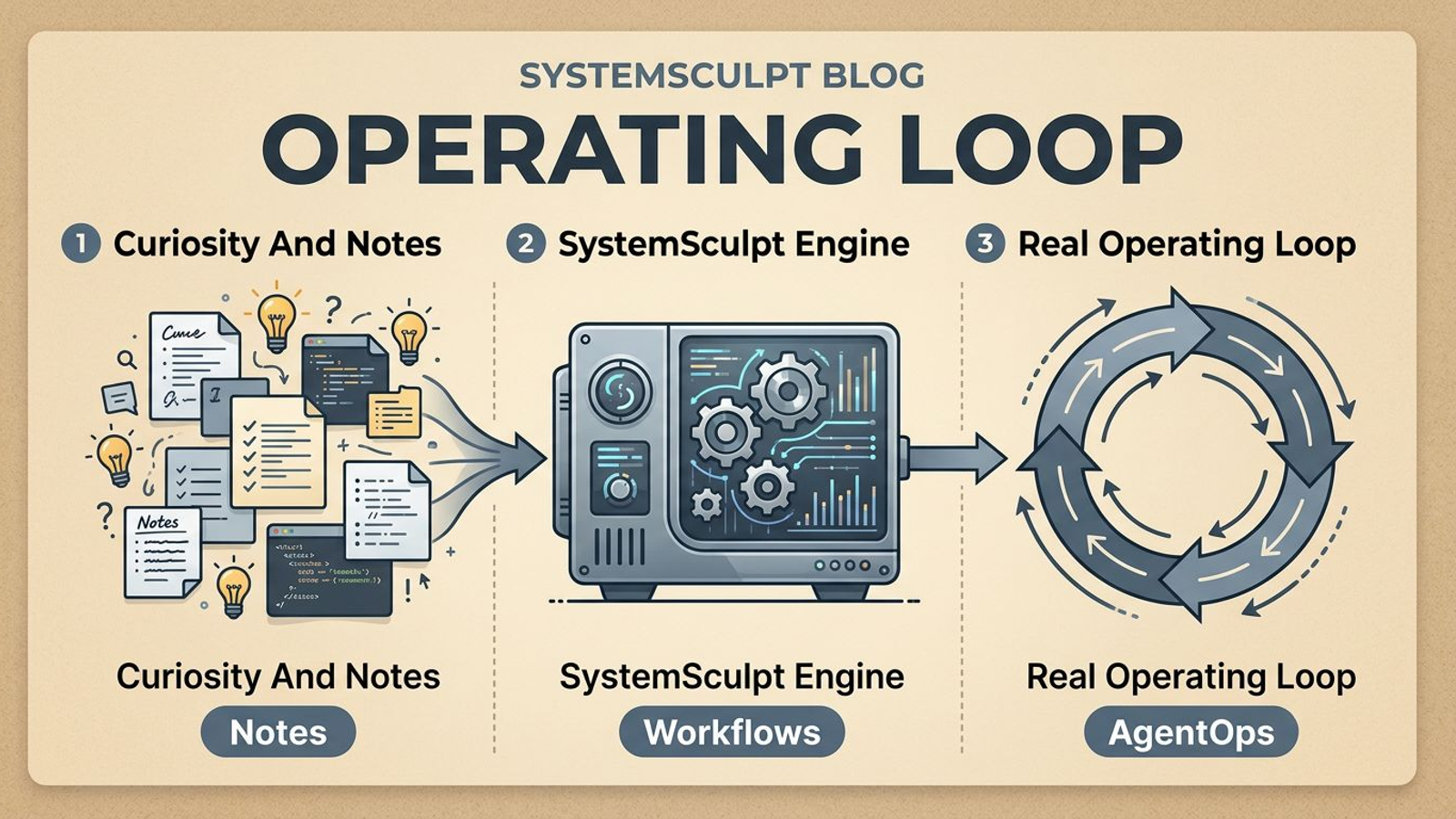 Welcome to the SystemSculpt Blog - This blog is where I publish the practical Obsidian, AgentOps, and workflow systems behind SystemSculpt so readers can move from curiosity to a real operating loop.