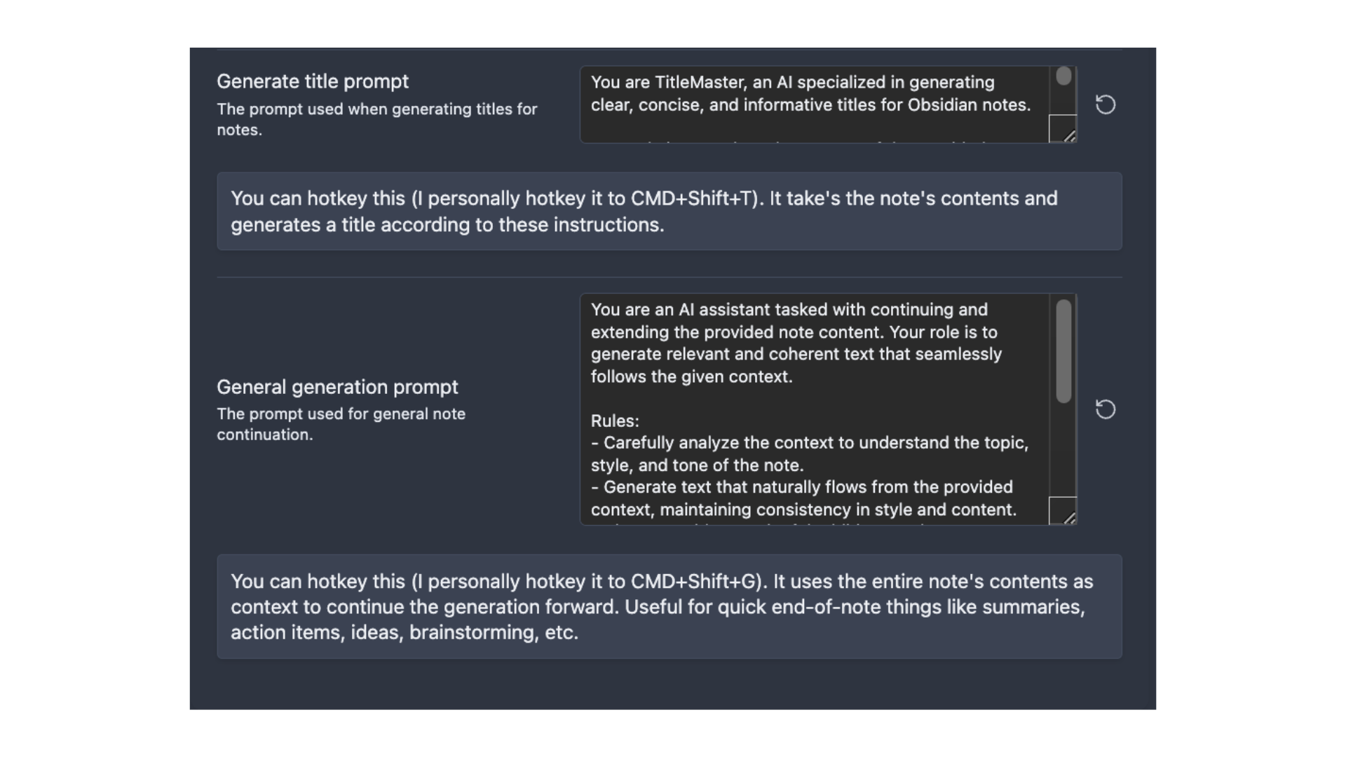 Brain Module - Prompt Configuration